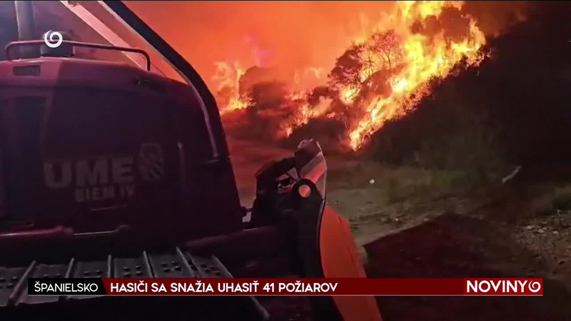 HASIČI SA SNAŽIA UHASIŤ 41 POŽIAROV