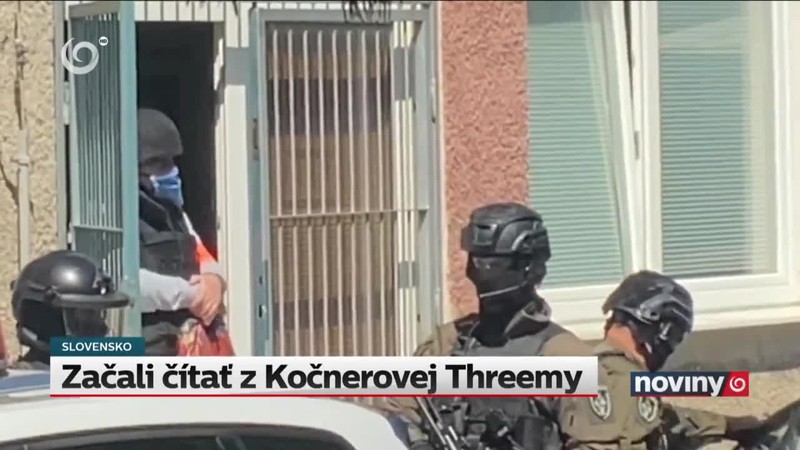 Začali čítať z Kočnerovej Threemy