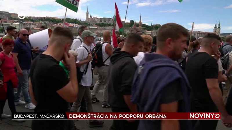 DEMONŠTRÁCIA NA PODPORU ORBÁNA