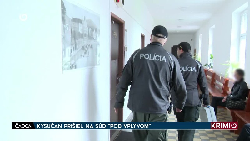 KYSUČAN PRIŠIEL NA SÚD "POD VPLYVOM