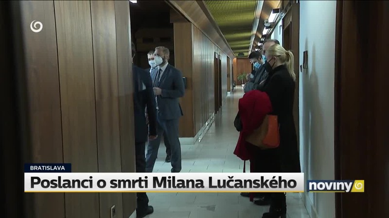 Poslanci o smrti Milana Lučanského