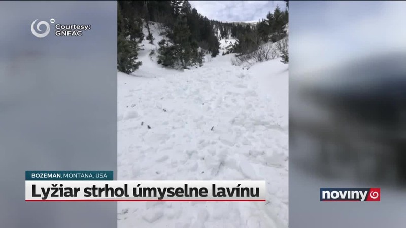Lyžiar strhol úmyselne lavínu