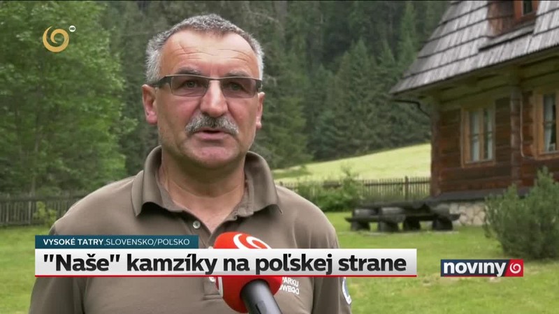 "Naše" kamzíky na poľskej strane