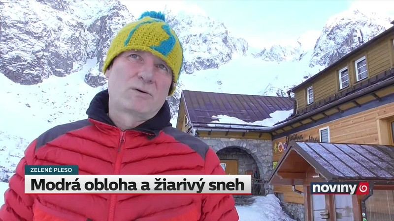 Modrá obloha a žiarivý sneh