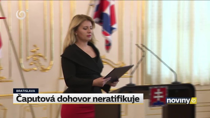 Čaputová dohovor neratifikuje