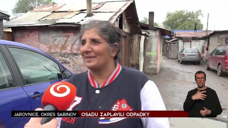 OSADU ZAPLAVILI ODPADKY
