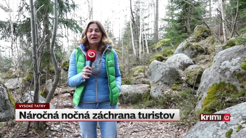 Náročná nočná záchrana turistov