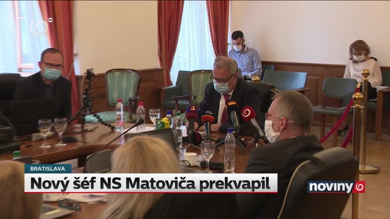 Nový šéf NS Matoviča prekvapil