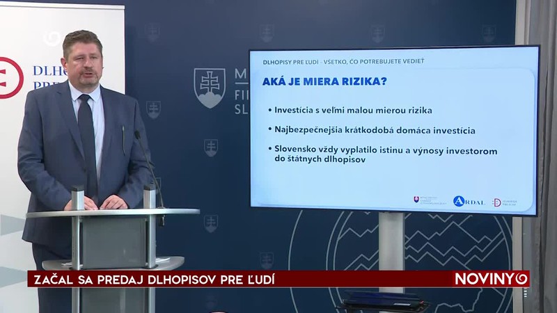 ZAČAL SA PREDAJ DLHOPISOV PRE ĽUDÍ