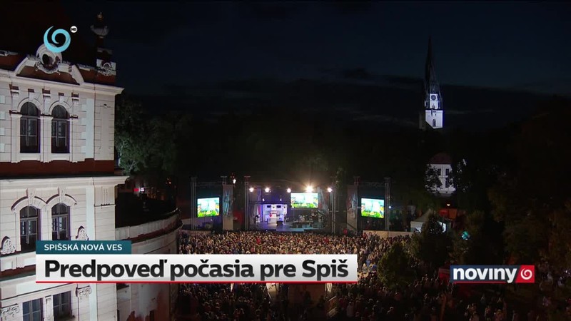 Predpoveď počasia pre Spiš