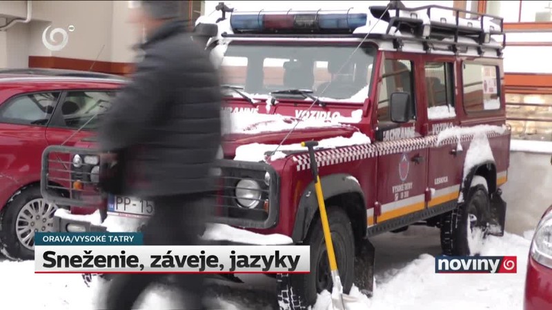 Sneženie, záveje, jazyky