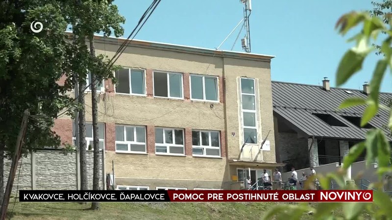 POMOC PRE POSTIHNUTÉ OBLASTI