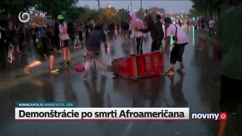 Demonštrácie po smrti Afroameričana