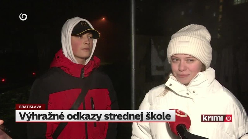 Výhražné odkazy strednej škole