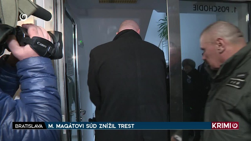 M. MAGÁTOVI SÚD ZNÍŽIL TREST