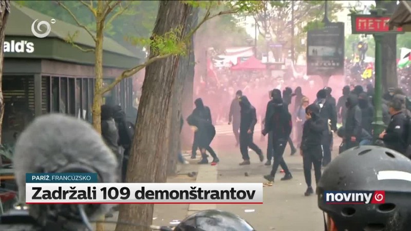 Zadržali 109 demonštrantov