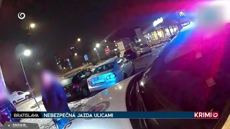 NEBEZPEČNÁ JAZDA ULICAMI