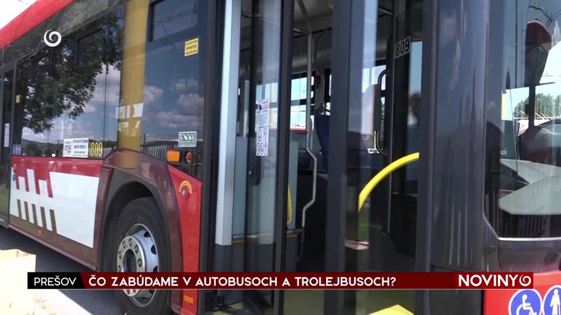 ČO ZABÚDAME V AUTOBUSOCH A TROLEJBUSOCH?