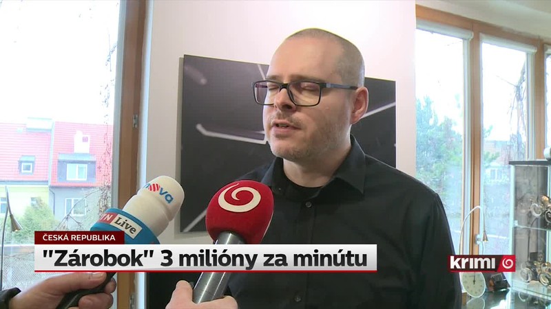 "Zárobok" 3 milióny za minútu