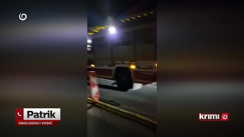 Nehoda pred tunelom Branisko