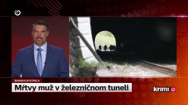 Mŕtvy muž v železničnom tuneli