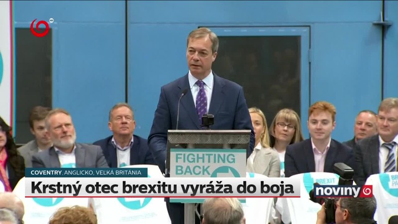 Krstný otec brexitu vyráža do boja