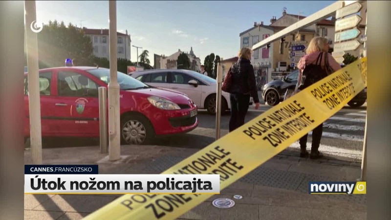 Útok nožom na policajta
