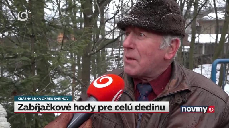 Zabíjačkové hody pre celú dedinu