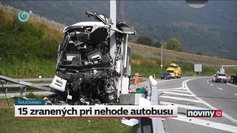 15 zranených pri nehode autobusu