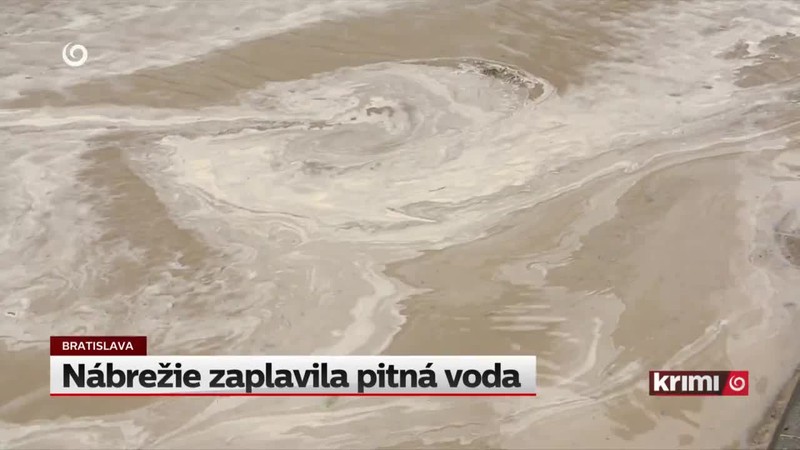 Nábrežie zaplavila pitná voda