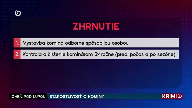 STAROSTLIVOSŤ O KOMÍNY