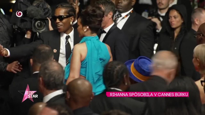 RIHANNA SPÔSOBILA V CANNES BÚRKU