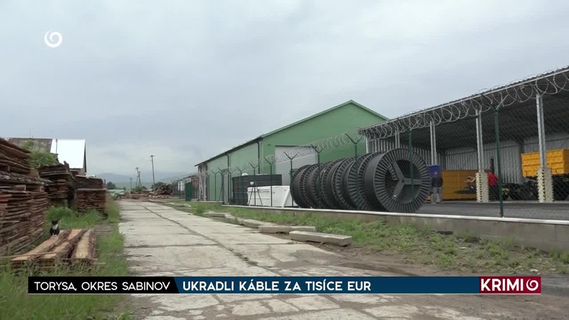 UKRADLI KÁBLE ZA TISÍCE EUR