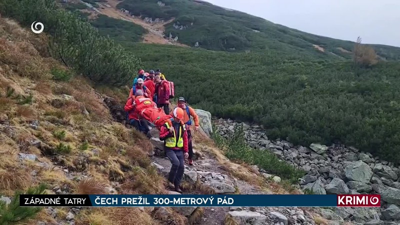 ČECH PREŽIL 300-METROVÝ PÁD