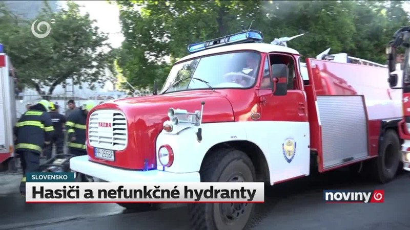 Hasiči a nefunkčné hydranty