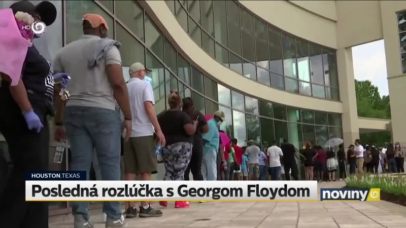 Posledná rozlúčka s Georgom Floydom