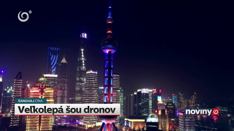 Veľkolepá šou dronov