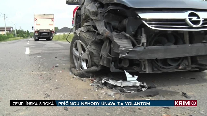 PRÍČINOU NEHODY ÚNAVA ZA VOLANTOM