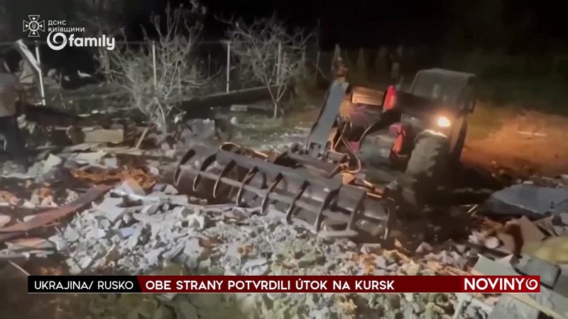 OBE STRANY POTVRDILI ÚTOK NA KURSK