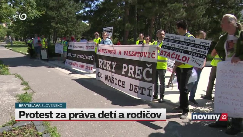 Protest za práva detí a rodičov