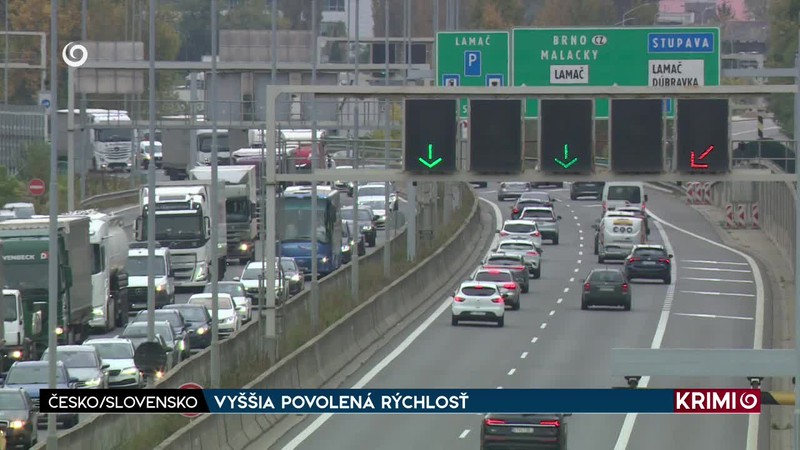 VYŠŠIA POVOLENÁ RÝCHLOSŤ