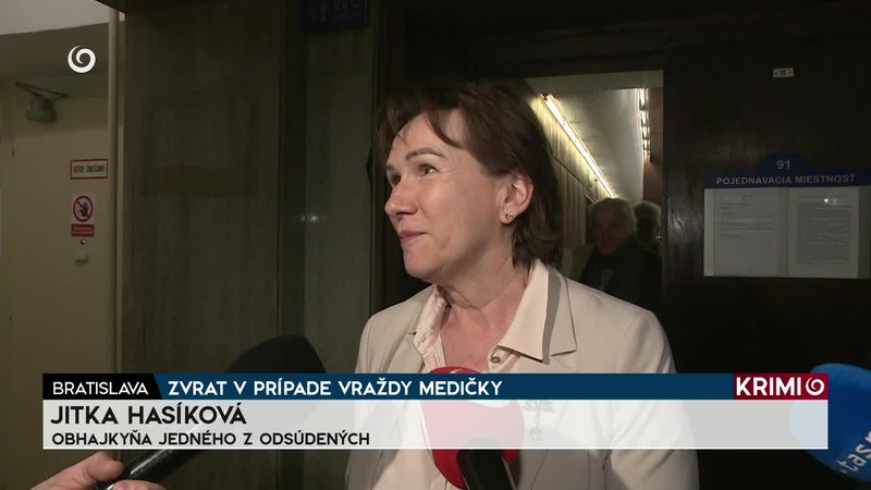 ZVRAT V PRÍPADE VRAŽDY MEDIČKY