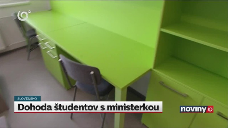 Dohoda študentov s ministerkou