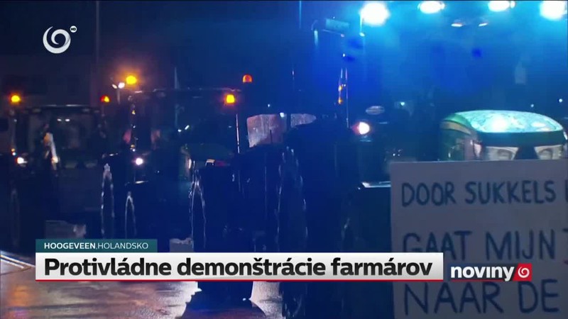 Protivládne demonštrácie farmárov