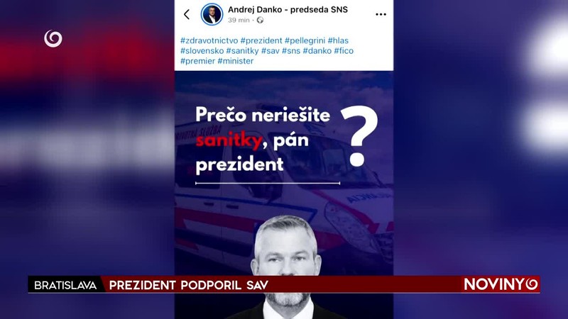 PREZIDENT PODPORIL SAV