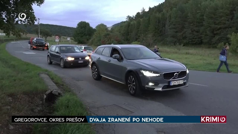 DVAJA ZRANENÍ PO NEHODE