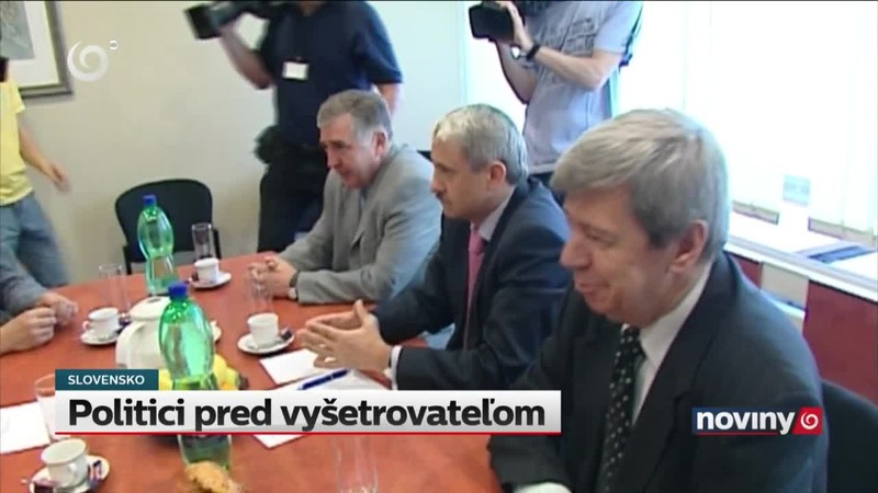 Politici pred vyšetrovateľom