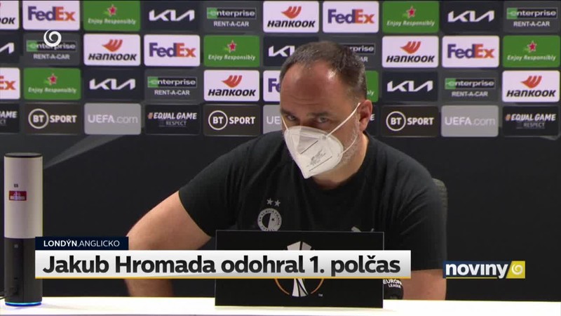 Jakub Hromada odohral 1. polčas