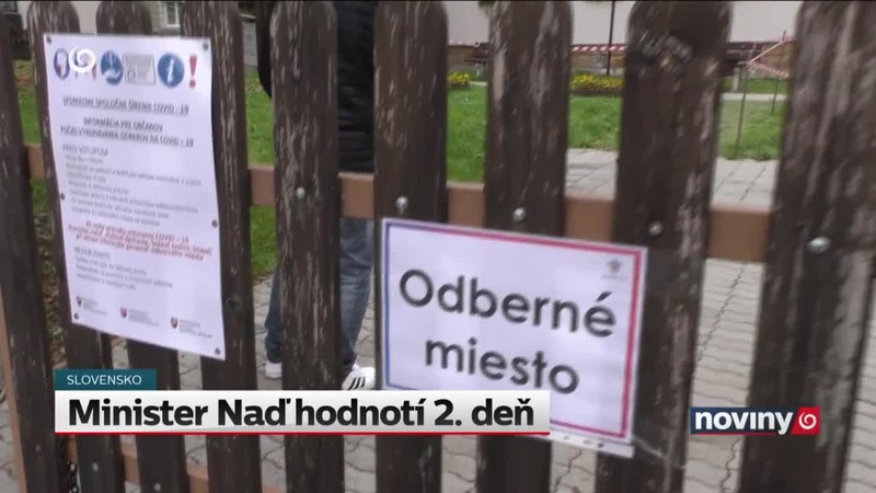 Minister Naď hodnotí 2. deň