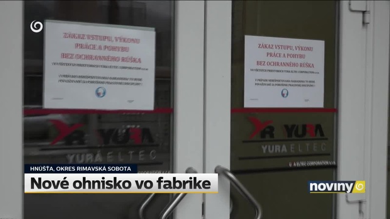 Nové ohnisko vo fabrike